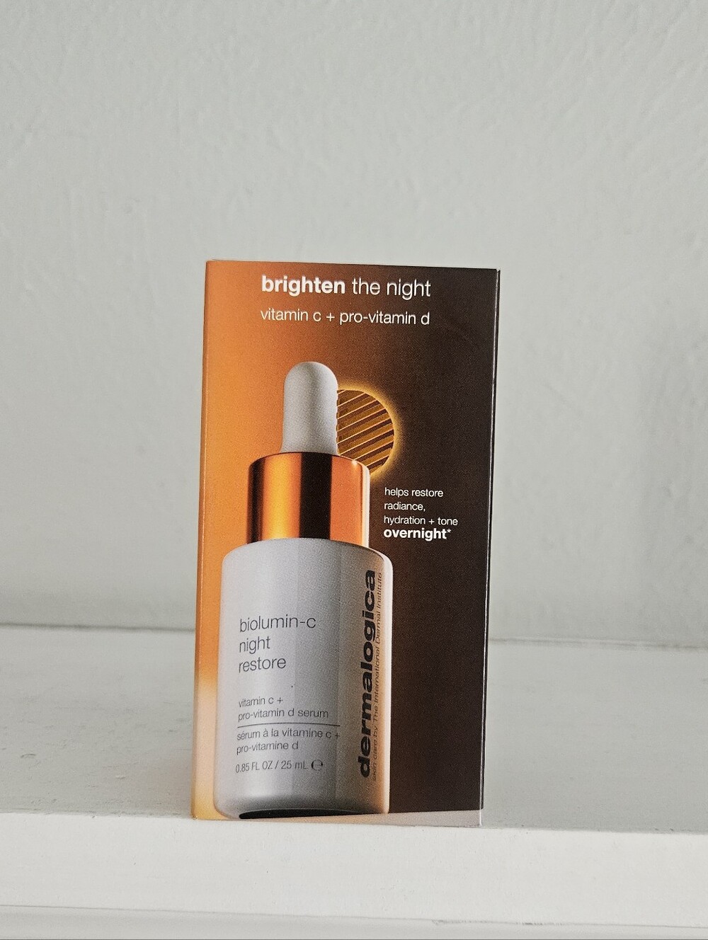 New In Sealed Box- Dermalogica Biolumin-C Vitamin C Night Restore Serum 0.85oz